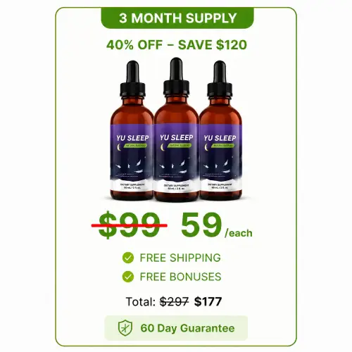 Yu Sleep 3 Bottles Package