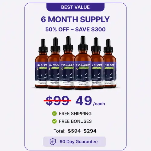 Yu Sleep 6 Bottles Best Value Package